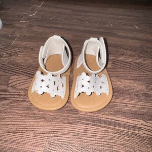 Old Navy Baby Tan and White Sandals - 3-6 Mo